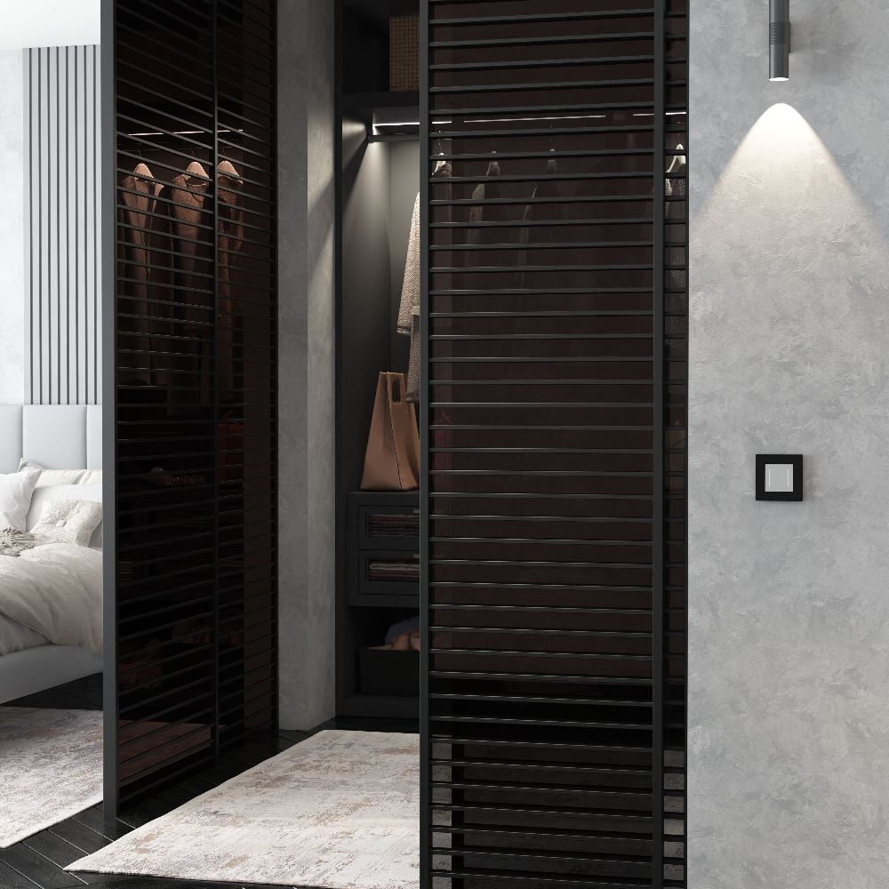 Рамка из поликарбоната Werkel Slab на 1 пост Черный W0012908 — изображение 3