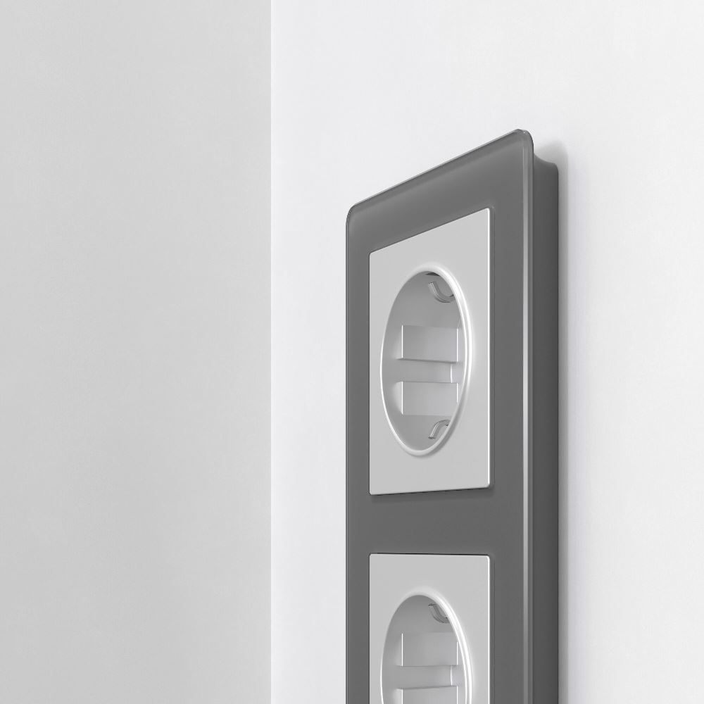 Рамка акриловая Werkel Acrylic на 3 поста Графит W0032704 — изображение 2