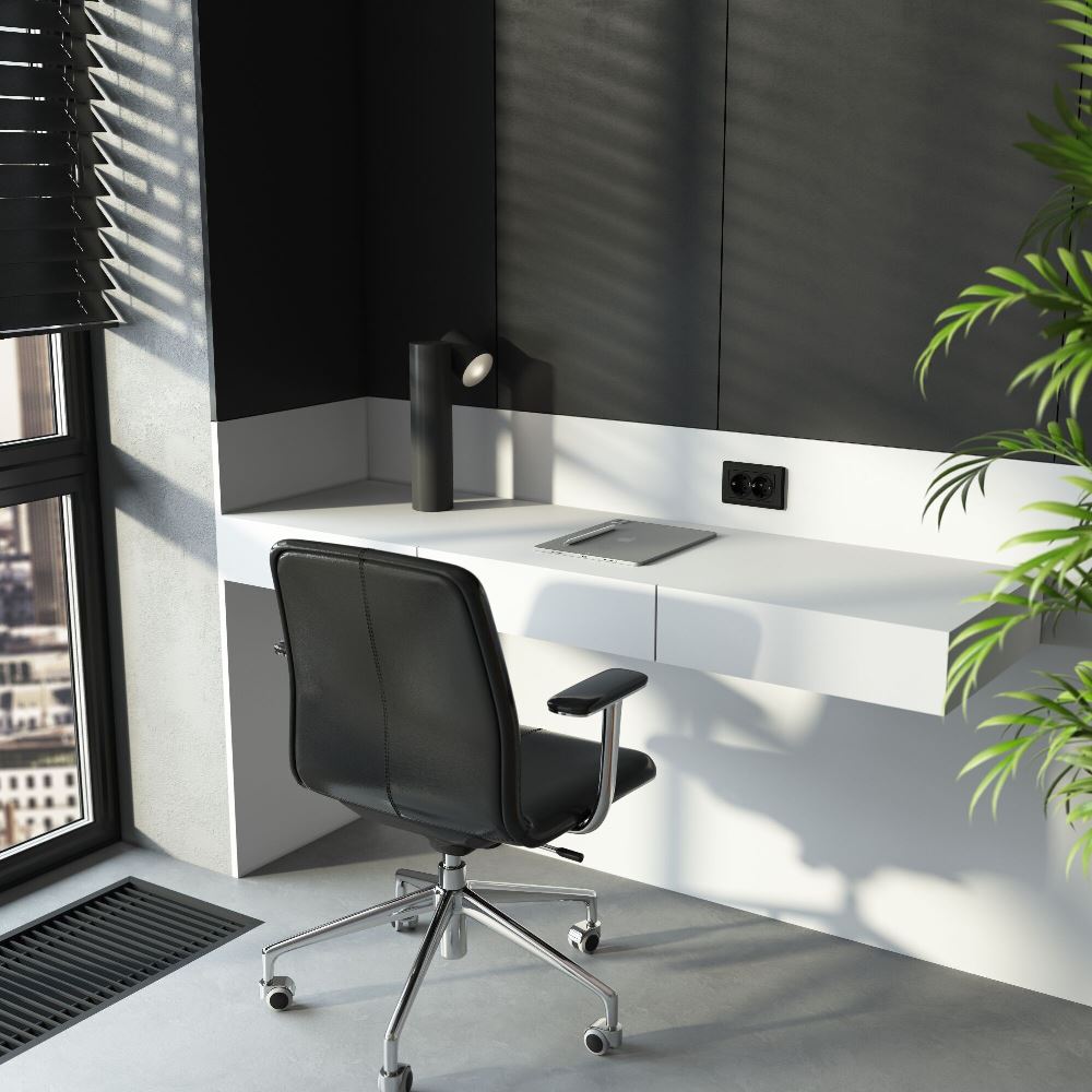 Рамка для двойной розетки Werkel Stark Черный W0081808 — изображение 2