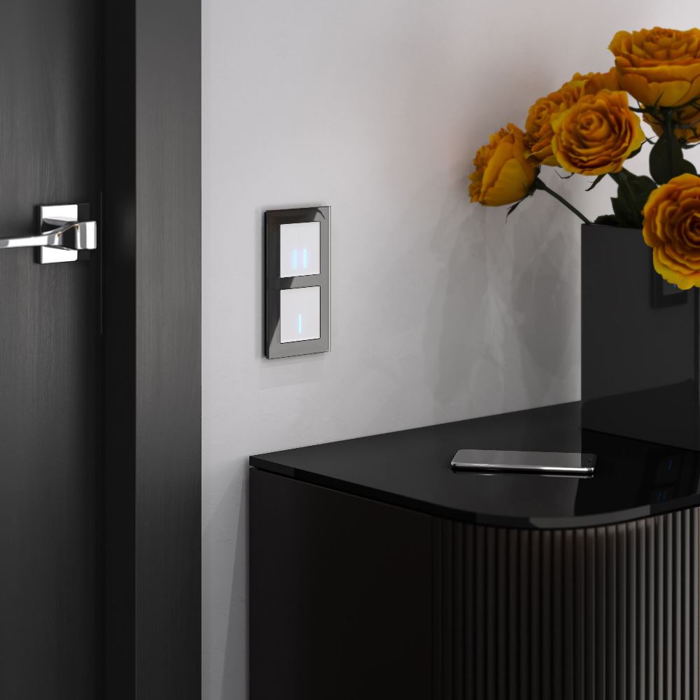 Выключатель одноклавишный встраиваемый сенсорный Werkel с подсветкой Белый W4510001 — изображение 3