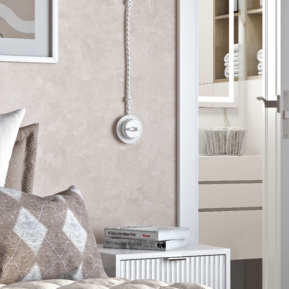 Выключатель двухклавишный накладной Werkel Vintage на 4 положения Белый матовый W5822050 — изображение 2