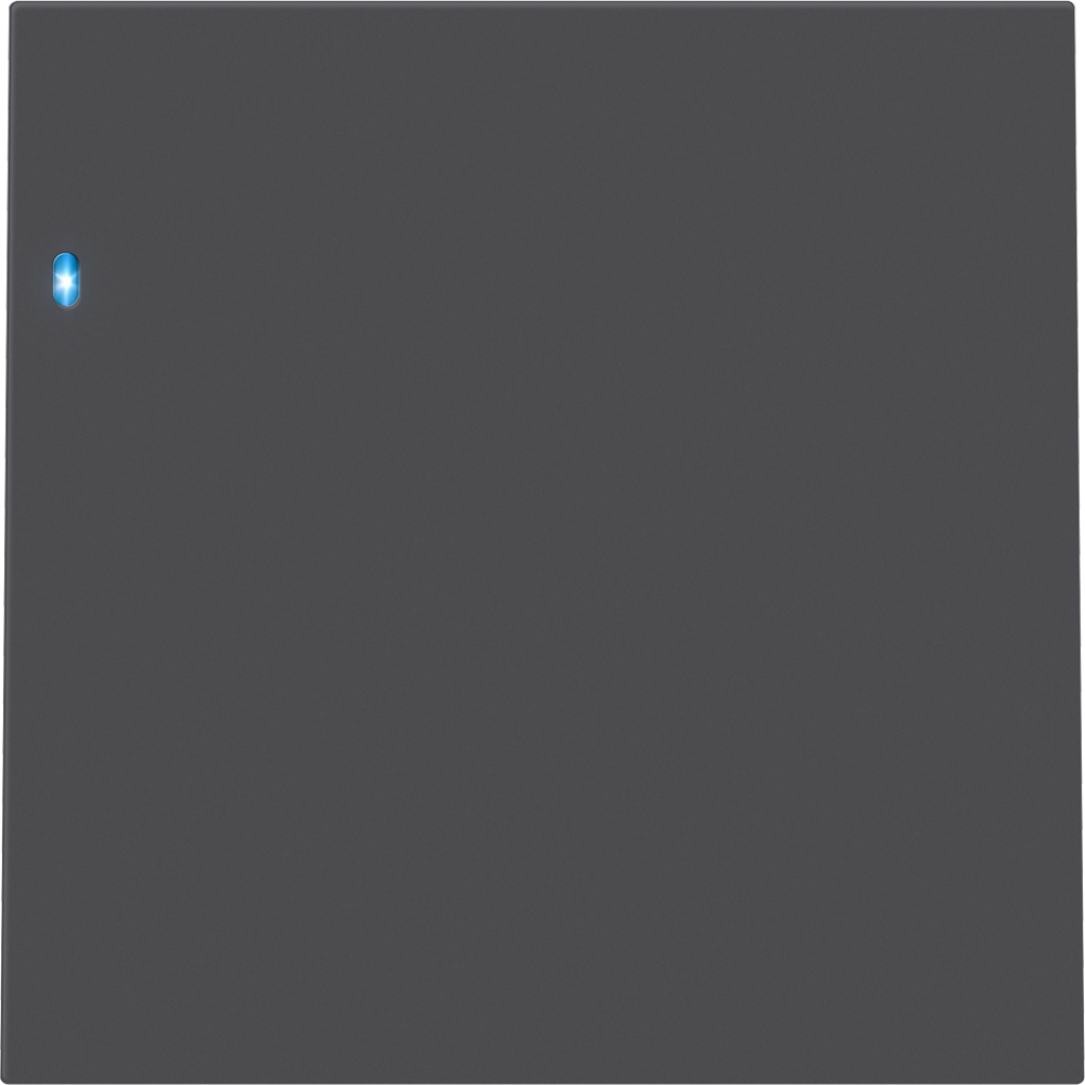 Выключатель одноклавишный встраиваемый Donel R98 с подсветкой Черный матовый DA03101-DA29028 — изображение 2