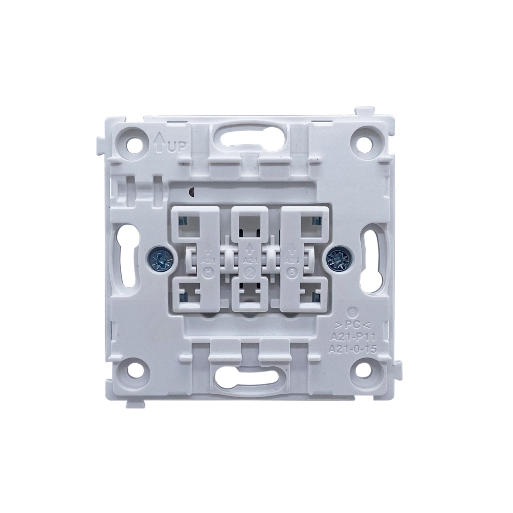 Выключатель трехклавишный встраиваемый Donel R98 с подсветкой Шоколад матовый DA03103-DA28342 — изображение 5