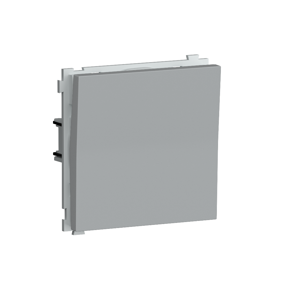 Выключатель одноклавишный встраиваемый Donel R98 Серый матовый DA10100-DA29640