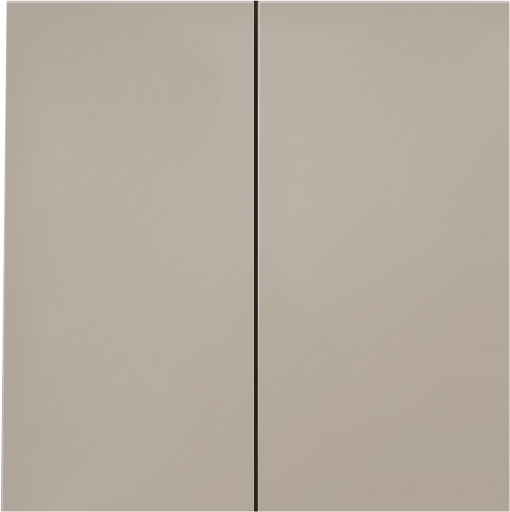 Выключатель двухклавишный встраиваемый Donel R98 Кашемир матовый DA10500-DA29535 — изображение 2