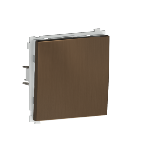 Выключатель одноклавишный встраиваемый перекрестный Donel R98 Metal Латунь DA10700-DA296ME