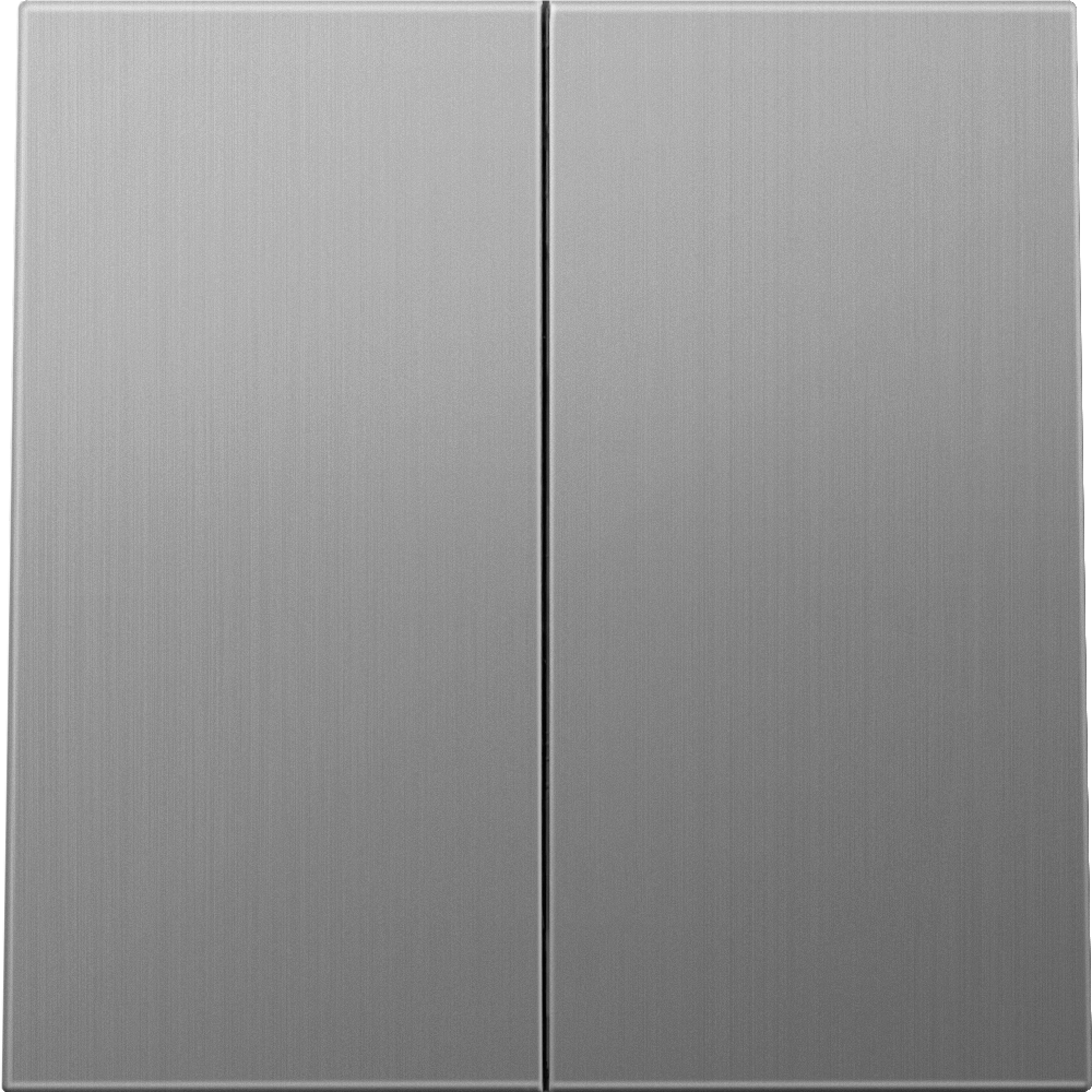 Выключатель двухклавишный встраиваемый перекрестный Donel R98 Metal Никель DA10900-DA295NB — изображение 2