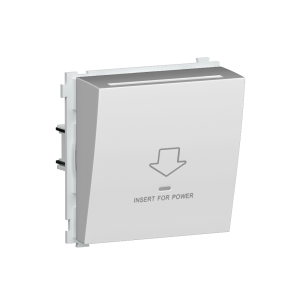 Выключатель электронный карточный встраиваемый Donel R98 Белый матовый DA14000-DA59033