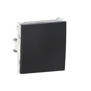 Выключатель одноклавишный встраиваемый звонковый Donel R98 Metal Вороненая сталь DA15100-DA296GS