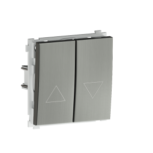 Выключатель жалюзи встраиваемый Donel R98 Metal Никель DA15800-DA294NB