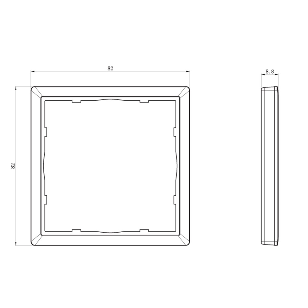 Рамка пластиковая Donel R98 нa 1 пост Сталь матовая DA21137 — изображение 3