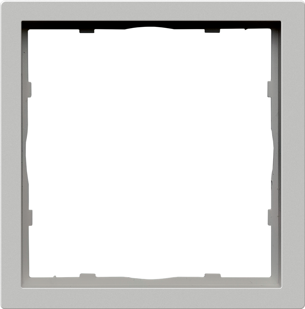 Рамка пластиковая Donel R98 нa 1 пост Серый матовый DA21140