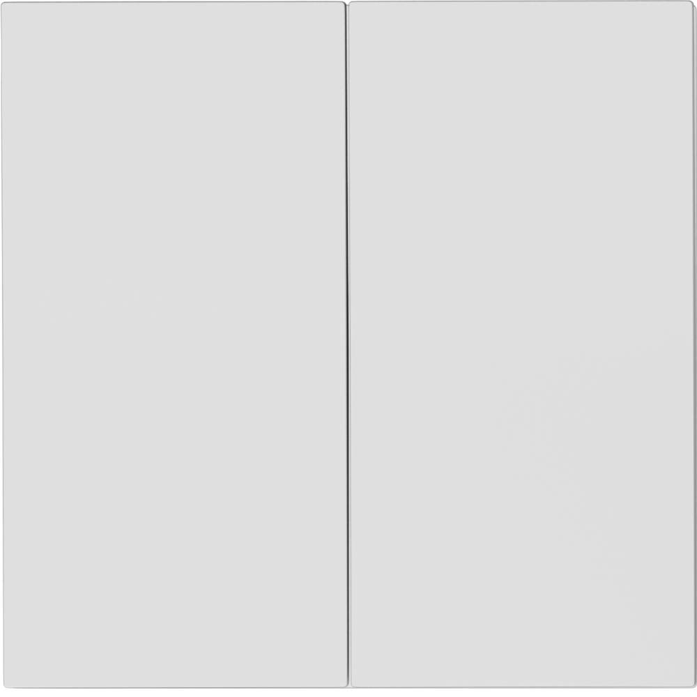 Выключатель двухклавишный встраиваемый Donel R98 звонкового типа Белый матовый DA25100-DA29533 — изображение 2