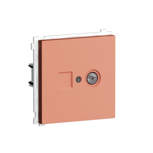 ТВ-розетка встраиваемая оконечная Donel R98 Коралл матовый DA30100-DA87945