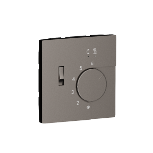 Терморегулятор механический Donel R98 с внешним датчиком пола Сталь матовая DTEF231-DA14937