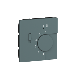 Терморегулятор механический Donel R98 с внешним датчиком пола Изумруд матовый DTEF231-DA14939