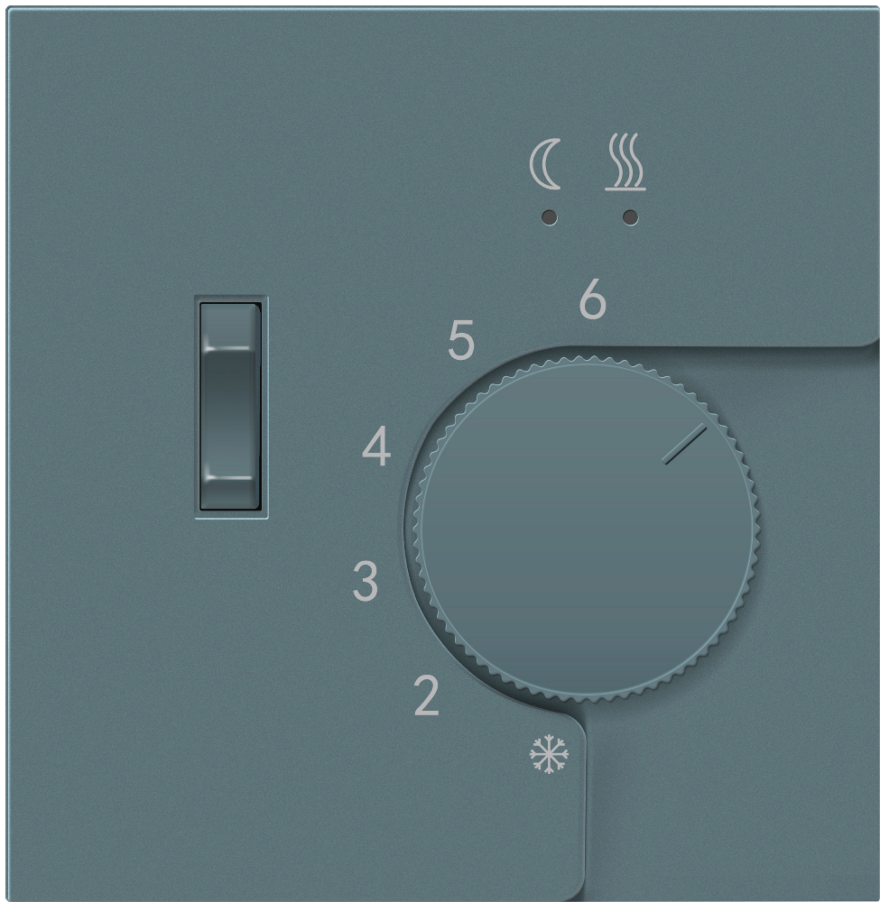 Терморегулятор механический Donel R98 с внешним датчиком пола Изумруд матовый DTEF231-DA14939 — изображение 2