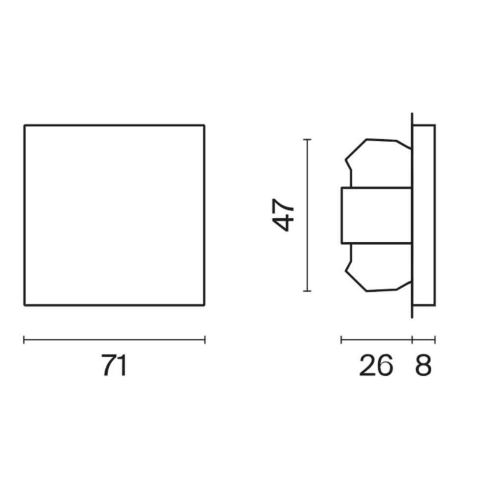 Выключатель одноклавишный встраиваемый Voltum S70 Кашемир VLS010103 — изображение 6