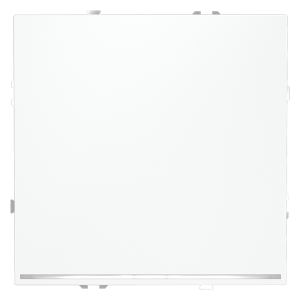 Выключатель одноклавишный встраиваемый Voltum S70 с подсветкой Белый матовый VLS010202