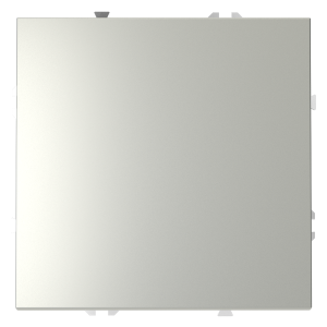 Выключатель одноклавишный встраиваемый с самовозвратом Voltum S70 Сталь VLS010605