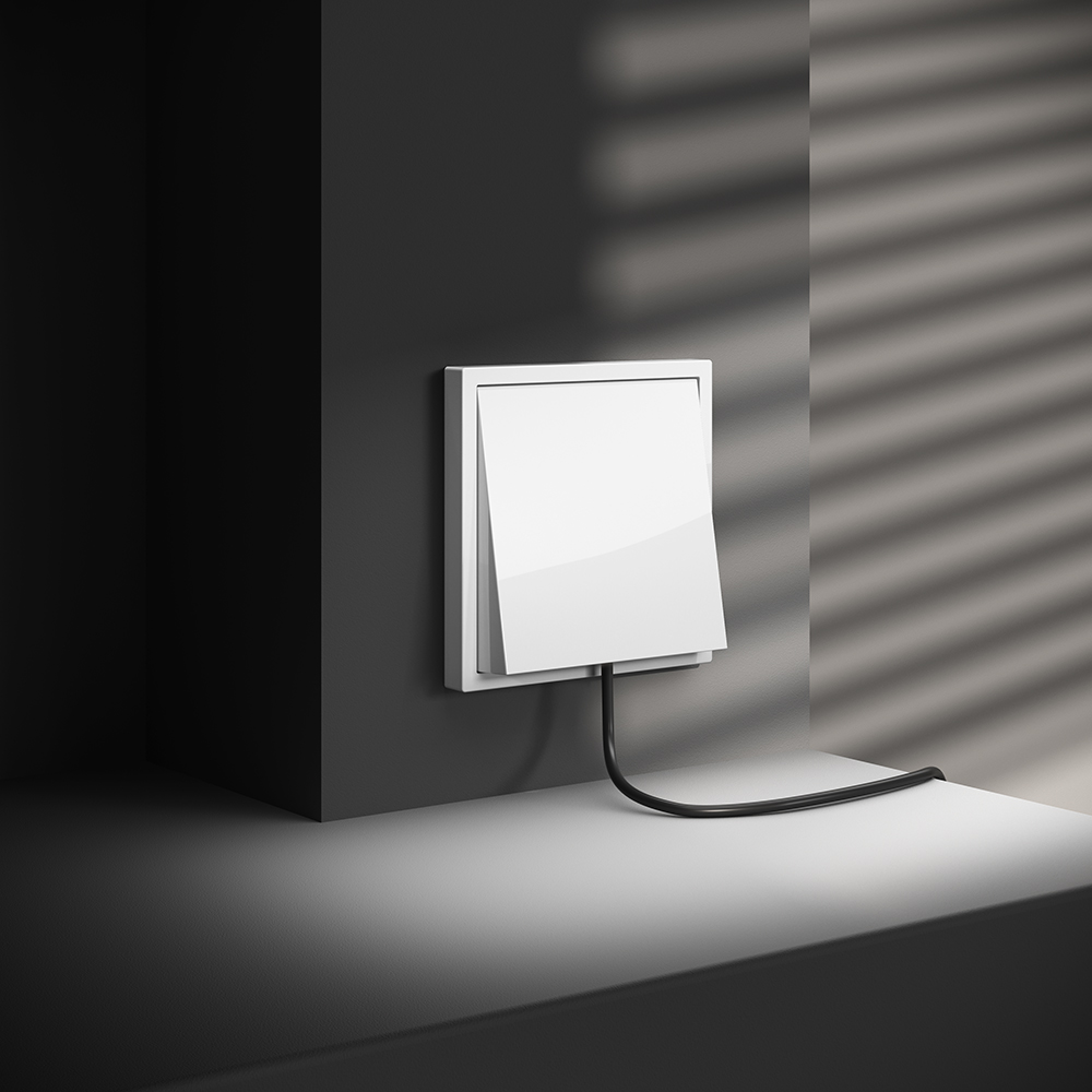 Вывод кабеля Voltum S70 Белый Глянцевый VLS080201 — изображение 4