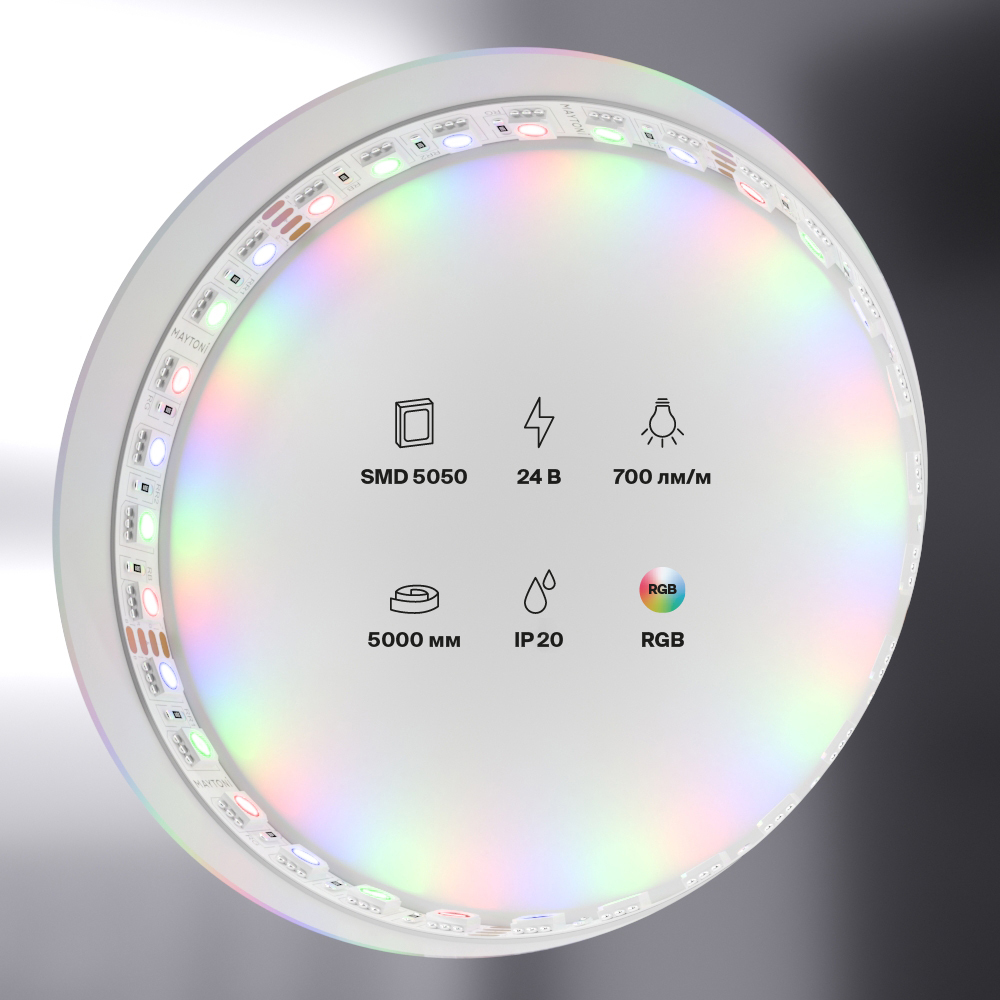 Светодиодная лента Standard Maytoni Led Strip Standard 5 м RGB Белый 20037 — изображение 4