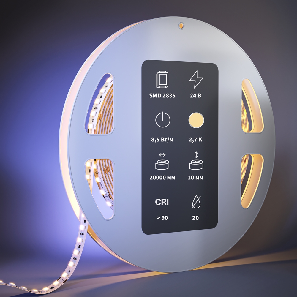 Светодиодная лента Maytoni Led Strip Ultra 20 м 2700 К Белый 201120 — изображение 2
